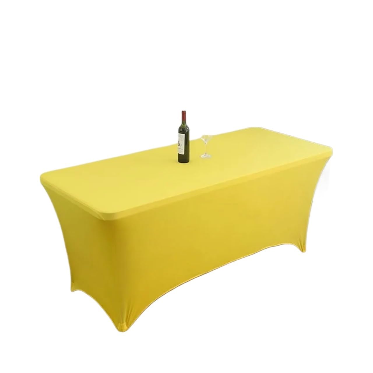 GCYEIDMA Elastic Beer Table Cover Elastic Hollow out Thiened Tablecloth for Meeting And Wedding Banquet Rectangular Bar Counter Cover(Color 3,5ft (152 * 76 * 76cm) 0.5kg)