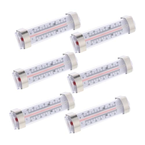 OFFSCH 6pcs Cooler Thermometer High Accuracy Professional Thermometers for Refrigerator and Fridge