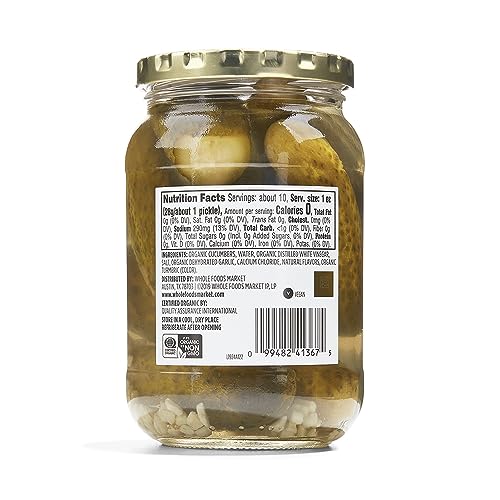 365 By Whole Foods Market 0099482413675 Organic Baby Dill Pickles thumb #1