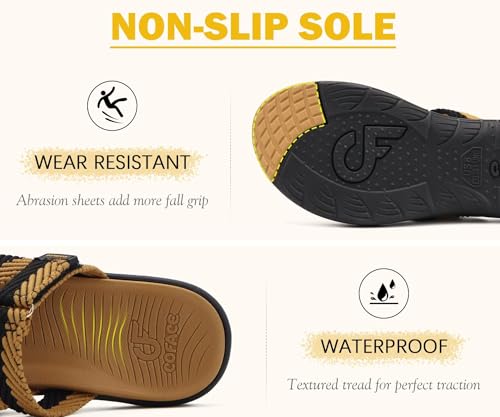 Image of COFACE Womens Trendy Orthotic Flip Flops Lightweight Yoga Mat Thick Cushion Walking Thong Sandals Adjustable Slip On Slippers With Comfortable Plantar Fasciitis Arch Support