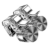 FONDOTIN ポータブルゲームトリガー 透明ゲームハンドル 対応 スマホゲームアクセサリー