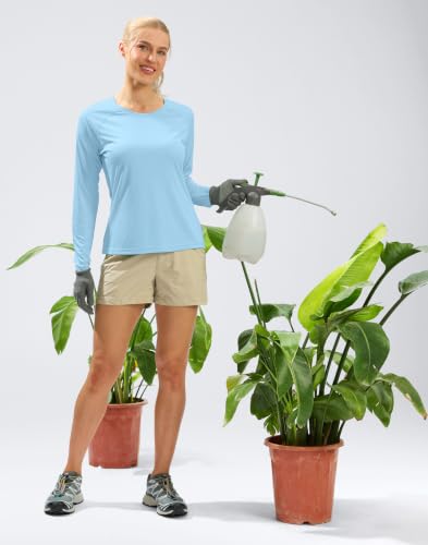 Image of UPF 50+ Sun Shirt for Women Long Sleeve Quick Dry UV Protection Hiking Top