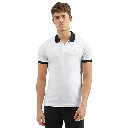 Image of United Colors of Benetton Men's Solid Regular Fit Polo Shirt
