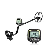 Metal Detector for Adults, Underground Metal Detector TX 850 Powerful Yellow Gold Detectors Treasure Hunter Pointer Detector(TX-850)