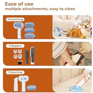   Dog-Grooming-Vacuum-for-Shedding-20L-Dog-Grooming-Kit-Pet-Cleaning-Tool-Kit-Dog-Hair-Remover-with-4-Powerful-Suction99-Pet-Hair-Low-Noise-Grooming-Clippers-Tools-for-Dogs-Cats