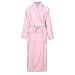 Richie House Women's Plush Soft Warm Fleece Bathrobe RH1591-H-L-FBA, Pink, Large
