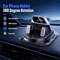 Car Phone Holder 360 Degree Rotation,Car Navigation Mount,Car Dashboard Phone Holder,Anti-Slip Waterproof Navigation Mount,Adjustable Universal Car Phone Mount for Most Smartphones — image 2
