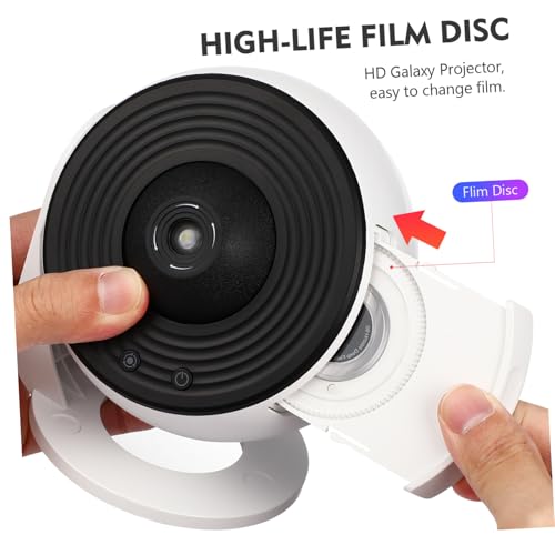 Proyector de estrellas nocturno con cable USB y 12 discos de película para techo 6