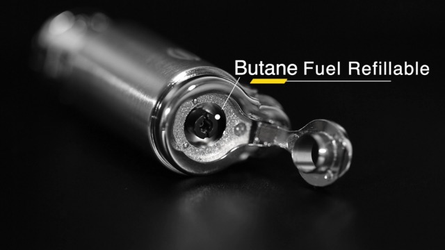Encendedor Cobber Triple Jet Flame Butane, Plateado miniatura 7