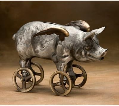 Scott Nelles Flying Pig Bank
