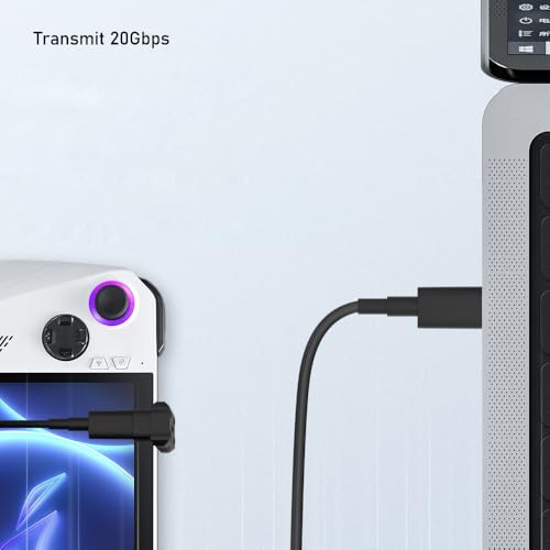 Image of Original USB-C to USB-C 20Gbps Data Adapter with 8K 60Hz & 140W Fast Charging - Made for ASUS ROG Ally, Nintendo Switch, and More - High-Speed Type-C Converter for Gaming, Streaming, Fast Charging