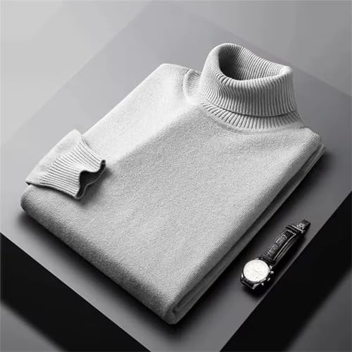 Men's Turtleneck Sweater Slim Fit Lightweight Knit Pullover Casual Long Sleeve Sweater3