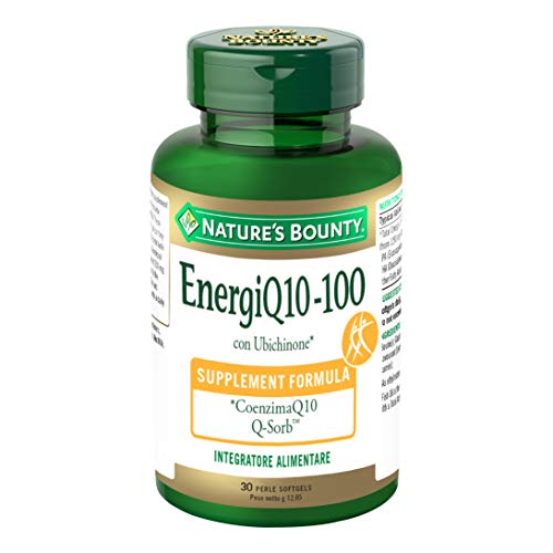 Nature's Bounty Energi Q10-100 Integratore Alimentare 30 Perle Softgels
