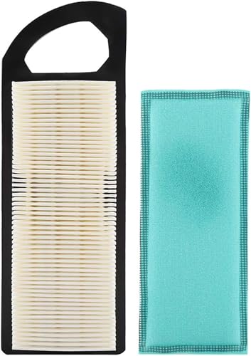 KSTE Filtro Aire Tractor Cortacesped,795115 Filtro Aire for B-riggs y S-tratton 697153 698083 697015 John D-eere GY20573 M149171 Z225 Motor de Tractor de cortacésped con Kit Piezas de Limpieza previa