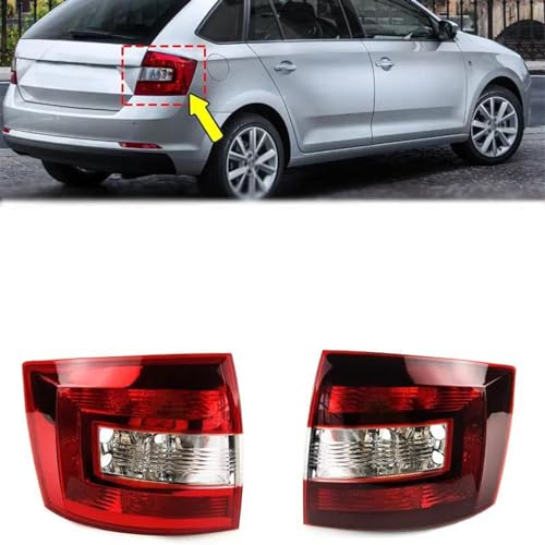Couvercle de boîtier de feu arrière gauche noir pour Skoda Spaceback 2014 - 2019