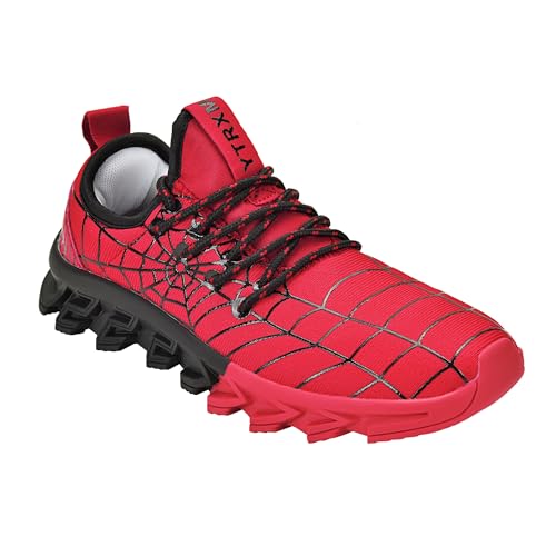 YTRXM Kid Sneakers for Boys Girls Breathable Lightweight School Tennis Running Shoes3