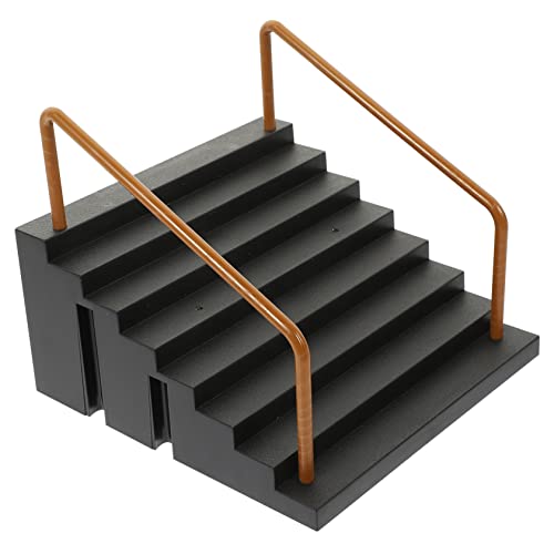 WHAMVOX Skateboard Field Obstacles Skateboards Sports Finger Skate Board Miniature Skatepark Finger Boarding Park Ramp Kit Ramp Fingerboards Park Plastic