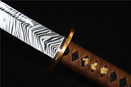 Unique Japanese Tanto Sword Wakizashi Samurai Katana Sharp High Manganese Steel Blade