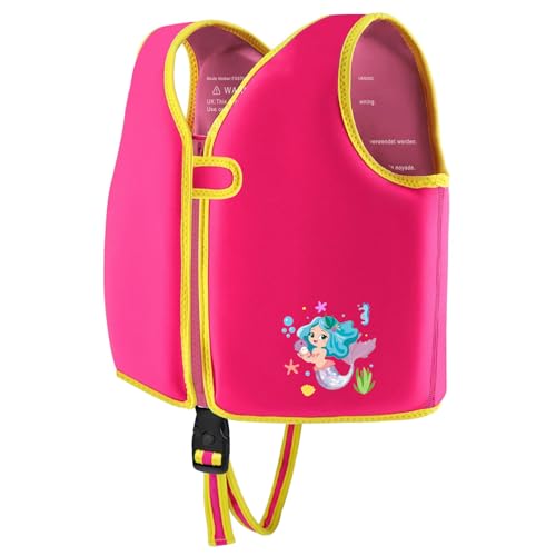 Chaleco Flotador Niño 1-6 Años,Rainllon Chaleco de Natación para Niños,Chaleco Piscina para el Aprendizaje de la Natación Ideal para Niños (M)