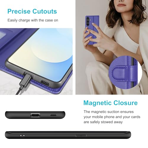 Coque Samsung S25 FE antichoc bleu clair protégeant écran et cartes - 5