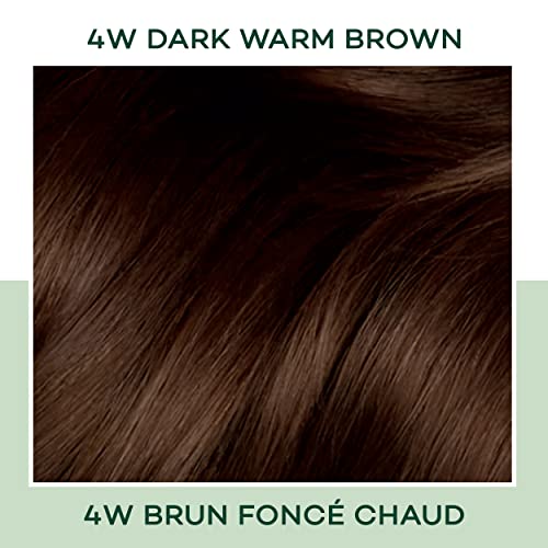 Image of Clairol Natural Instincts Demi-Permanent Hair Dye, 4W Dark Warm Brown Hair Color, Pack of 2