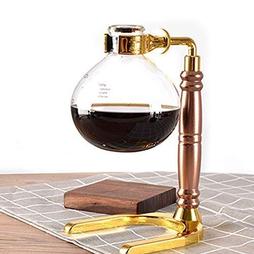 DONDOW Japanische Art Syphon Kaffeemaschine Wasser Syphon Pot Vacuum Kaffeemaschine Glasart Kaffeemaschine Filter 3 Cups… – Bild 4