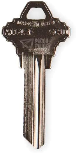 Key Blank, Brass, PK10