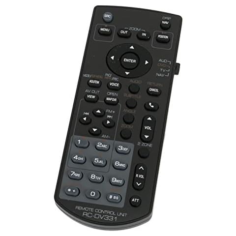VINABTY RC-DV331 Ersatz Fernbedienung Passend für Kenwood Car Monitor Video System DDX719 DDX319 DDX419 Cover