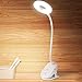 Lampa biurkowa LED do czytania, lampka stołowa z klipsem do ładowania USB, ściemniana lampa biurkowa z 3 trybami, przenośna lampka nocna, oświetlenie wewnętrzne, lampka nocna do gabinetu