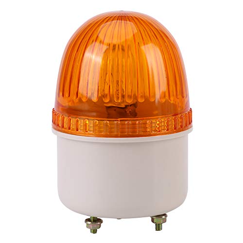 Marhynchus Lampe D'avertissement de Lumière Flash LED 15W LED 15W, AC 220V Rouge Vert Rouge Jaune Imperméable à L'épreuve de Poussière pour les équipements de Machines Industrielles (YELLOW)