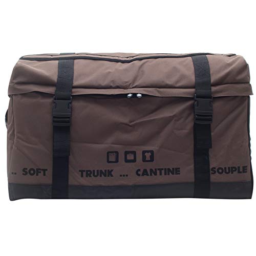 Malle de Rangement Souple Family, 99 L, Taille XL, Taupe avec Texte Noir