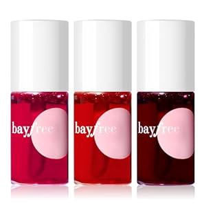 bayfree Lip Tint Stain Set, Lip Stain Long Lasting Waterproof, Lightweight, Non-sticky, Transfer-Proof, Matte Finish Lip Makeup (fruit platter)