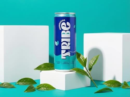 Image of Tribe Kombucha Probiotic Super Drink | Supports Gut Health | Gluten-Free | Naturally Fermented | Super Refreshing | Gut Friendly | Improves Blood Sugar | Antioxidant and Hydration | No Added Sugar | 250 ML X 6 (OG CLASSIC + BUSSIN LAVENDER)