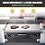 WeChef 24" Commercial Griddle 3500W Electric Countertop Griddle Non-Stick Flat Stainless Steel Adjustable Restaurant Grill Temperature Control 120°F-575°F