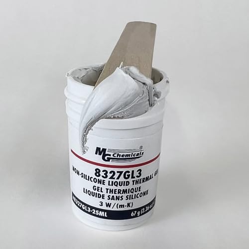 Image of MG Chemicals 8327GL3-25ML Non-Silicone Liquid Thermal Gel 3 W /(m.K), 67g, 1-Part Jar