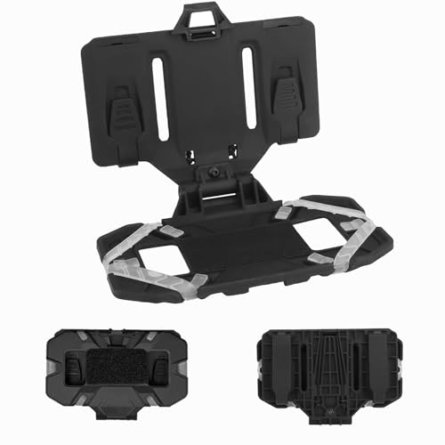 Wenyrich Mobile Phone Carrier Foldable Tactical Vest Plate Carrier Molle Plate Navigation Board Phone Holder Smartphone Holster Chest Cellphone Mount
