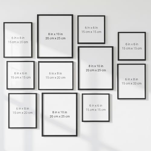 Image of kotart Photo Frame For Wall decoration | Wooden Frames For living room Office | Aesthetic Frames For Wall Decor Gifts | Photo frame for Home Decor Bedroom | Set of 11