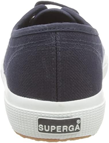 Superga Unisex 2750 Cotu Classic Trainers Low-Top, Blue Navy White F43, 9 US Women/7.5 Men | Image 5