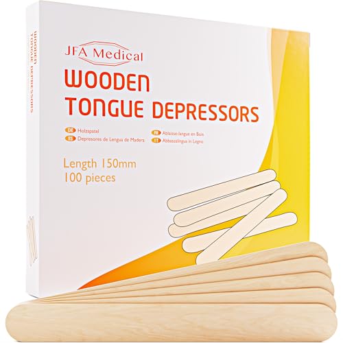 Depresores de lengua paquete de 100