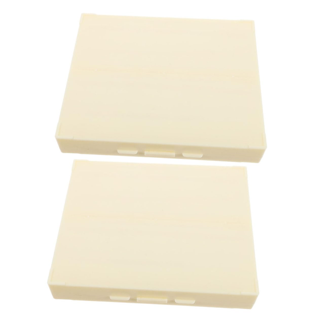 HAWILLOSCH Elegant Microscope Slide Boxes 2pcs Slide Storage Cases Enhance Lab Setup Safety Craftsmanship