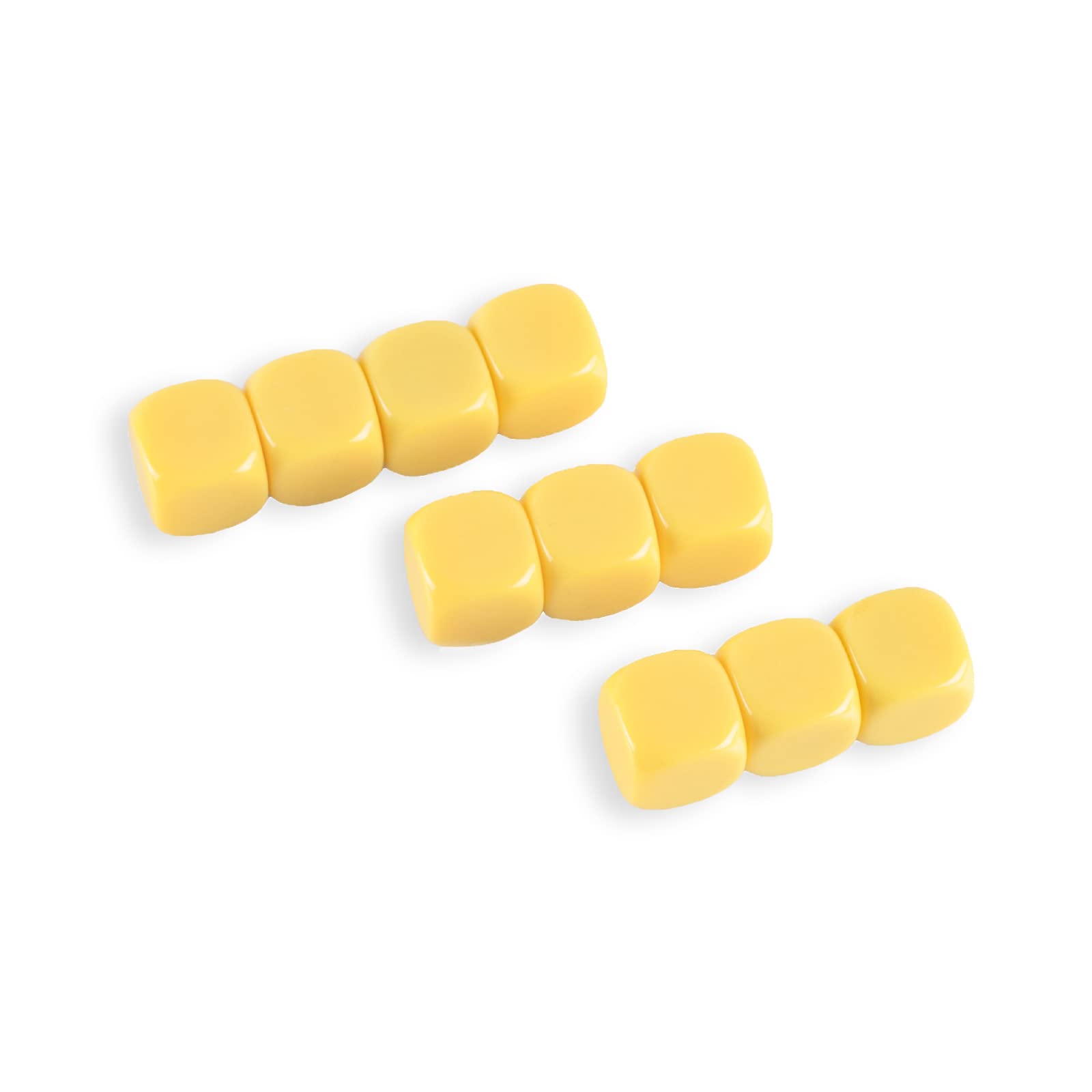 22MM Rounded Blank Six Sided Dice Lianshi Teaching Created Sesources Game Teaching Plastic Cubes Four Colors Choosable