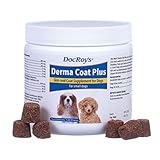 Revival Animal Health Doc Roy's Derma Coat Plus Skin & Coat Supplement for Small Dogs - 120 ct Chews
