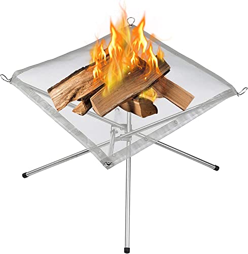 TrekEaze Portable Outdoor Fire Pit - Collapsible Stainless Steel ...
