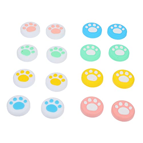 Toyvian 16pezzi Cappucci in Silicone Per Joystick Per Console Da Gioco Coperture Per Pulsante Impugnatura Del Joystick Protezione Contro Usura e Abrasione