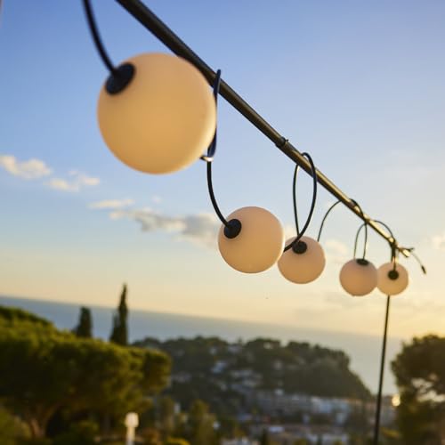 Support de table BARILO Lumisky pour guirlande et éclairage extérieur noir