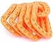 Tactical Carabiner Keychain - Hard Polymer Carabiners Climbing D Rings Light Weight Spring Snap Gear Clip Utility Hooks Backpack Hanging Buckle For Camping Hiking Fishing (Orange, 6PCS)