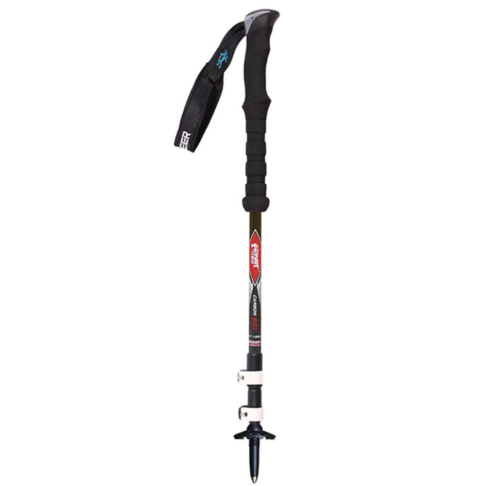 GSP Bastoncini da Passeggio Bastone da Passeggio in Fibra di Carbonio Trekking Alpenstock Escursionismo da Campeggio Regolabile Ultraleggero