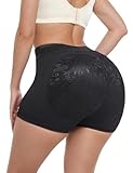 Women Butt Lifter Panties Thicker Padded High Waist Tummy Control Boyshorts Hip Enhancer Seamless Underwear