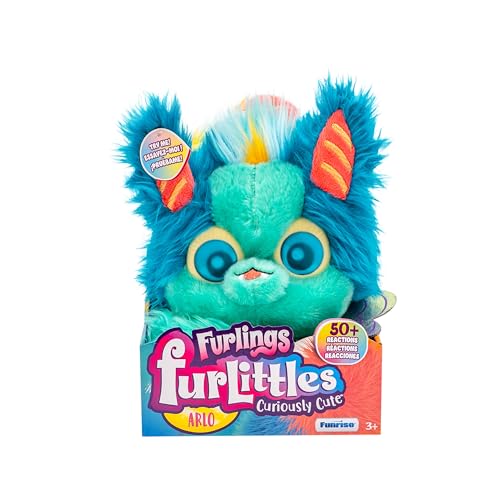 Furlings Furlittles Arlo | Peluche Interactivo Azul con Sonidos y Luces | 50+ Expresiones y Reacciones | Juguete Educativo para Niñas y Niños de 3 Años en Adelante | Regalo de Cumpleaños o Navidad Furlings Furlittles Arlo | Peluche Interactivo Azul con Sonidos y Luces | 50+ Expresiones y Reacciones | Juguete Educativo para Niñas y Niños de 3 Años en Adelante | Regalo de Cumpleaños o Navidad