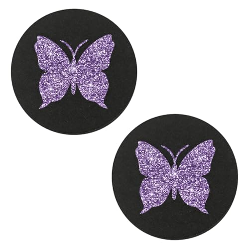 YoRise 2PCS Portavasos Mariposa para Carro Antideslizante miniatura 1